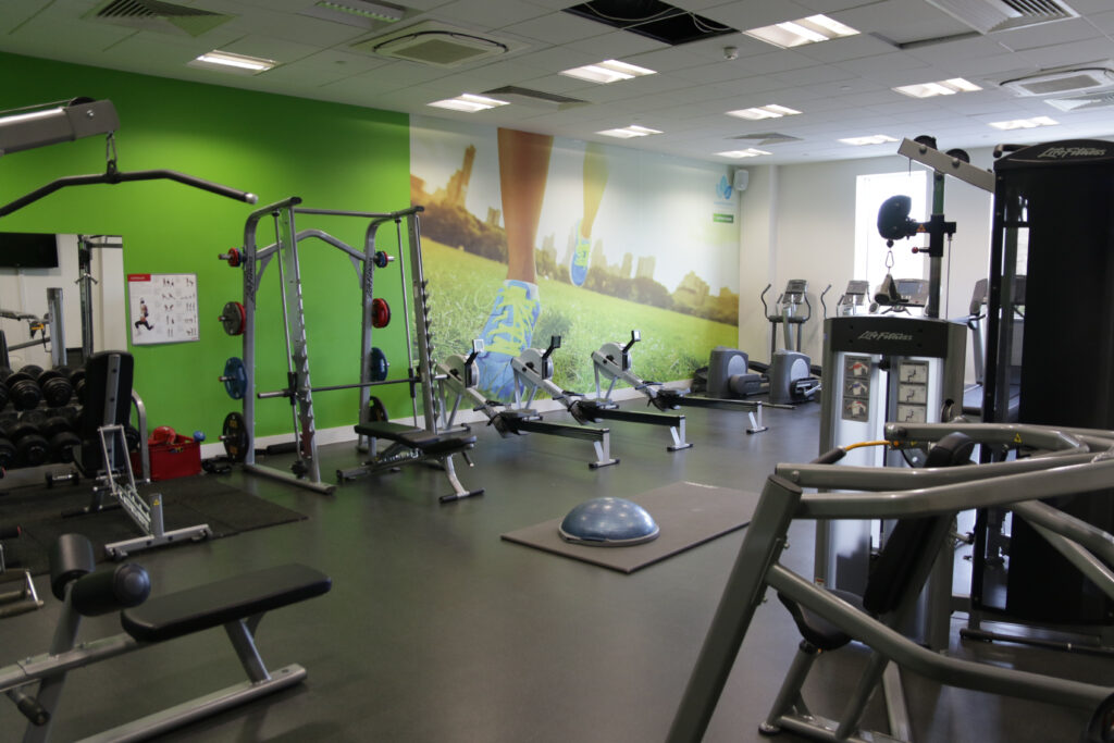 An image of gym equipment in Leigh Academy Longfield